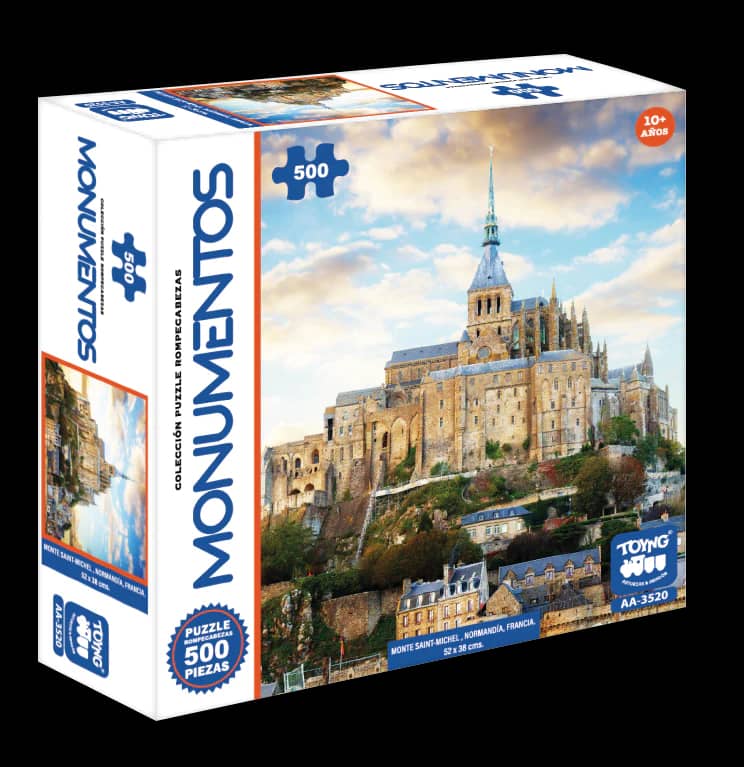 PUZZLES 500 MONTE SAINT-MICHEL