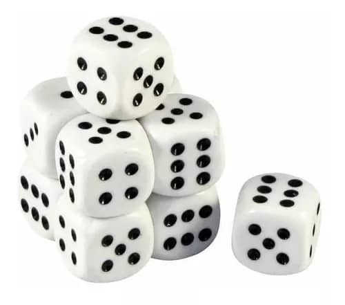 PACK DE 10 DADOS DE PUNTO