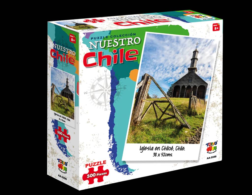PUZZLES 500 IGLESIA EN CHILOÉ