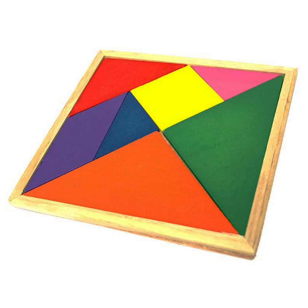 TANGRAMA MADERA 20X20
