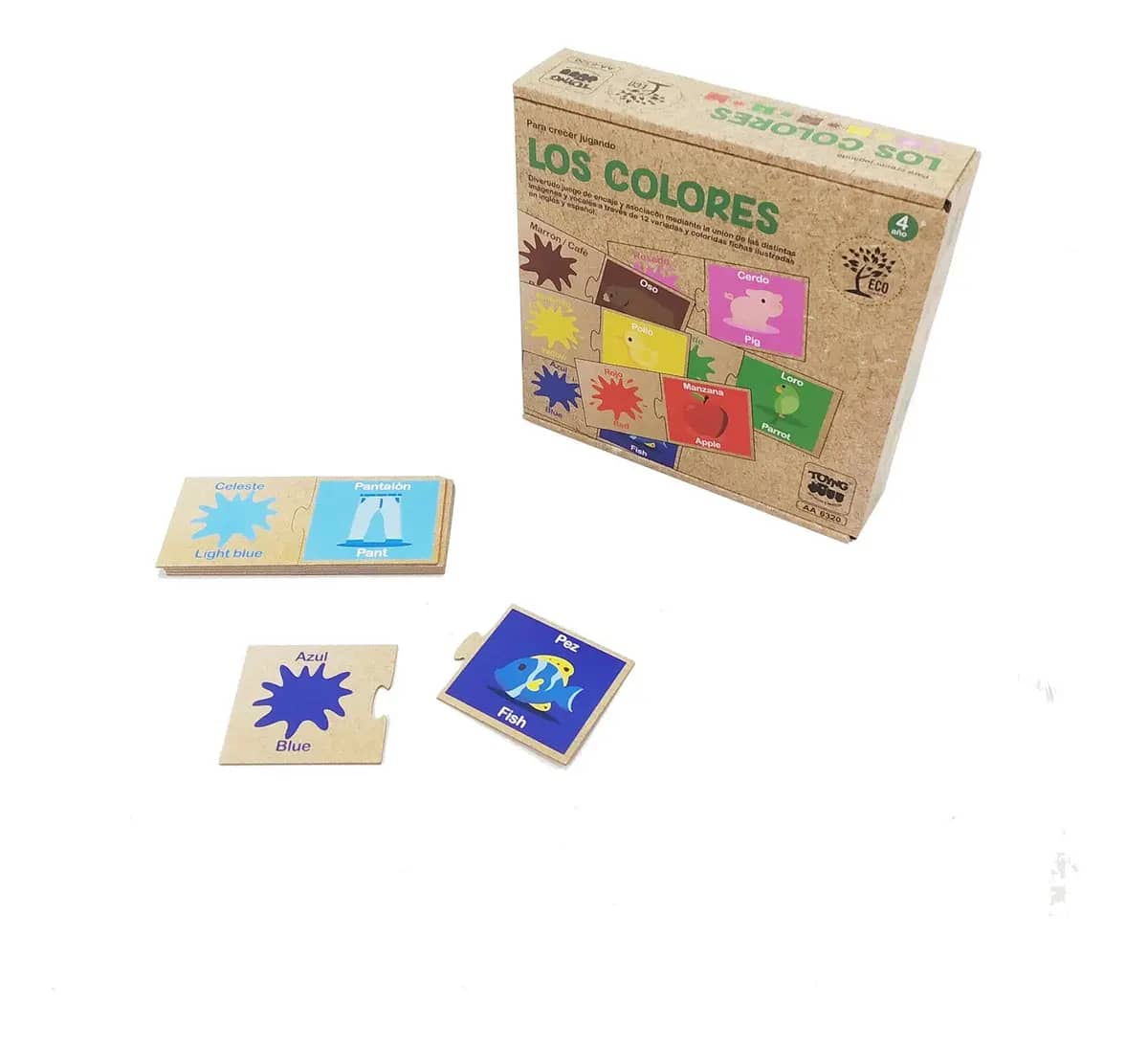 ASOCIACIÓN ENCAJE LOS COLORES JUEGO