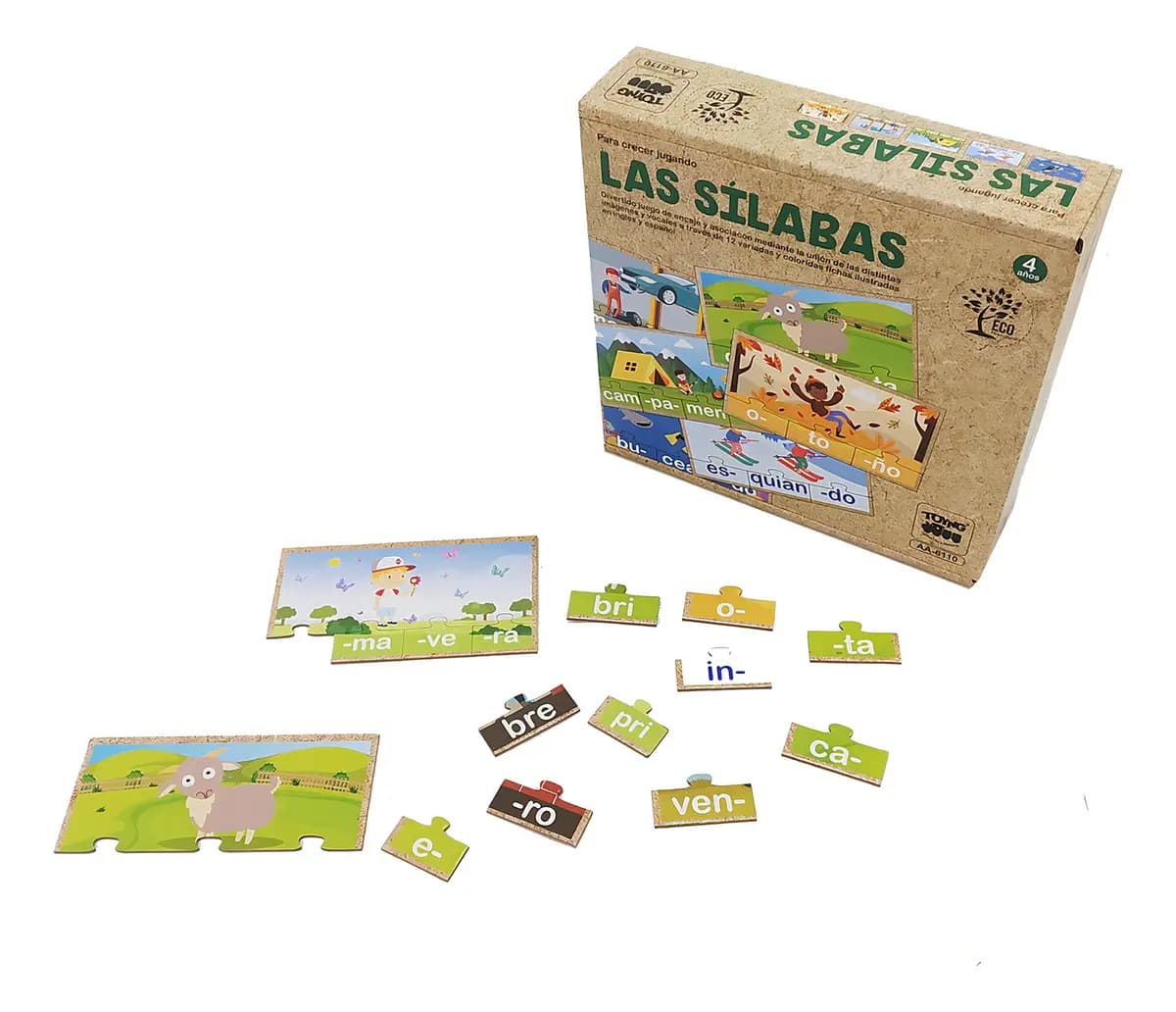 ASOCIACIÓN ENCAJE LAS SILABAS