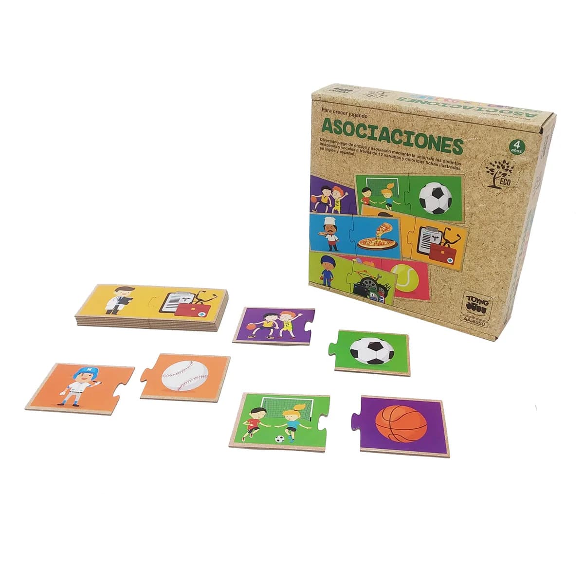 ASOCIACIONES JUEGO EDUCATIVO ECOFRIENDLY