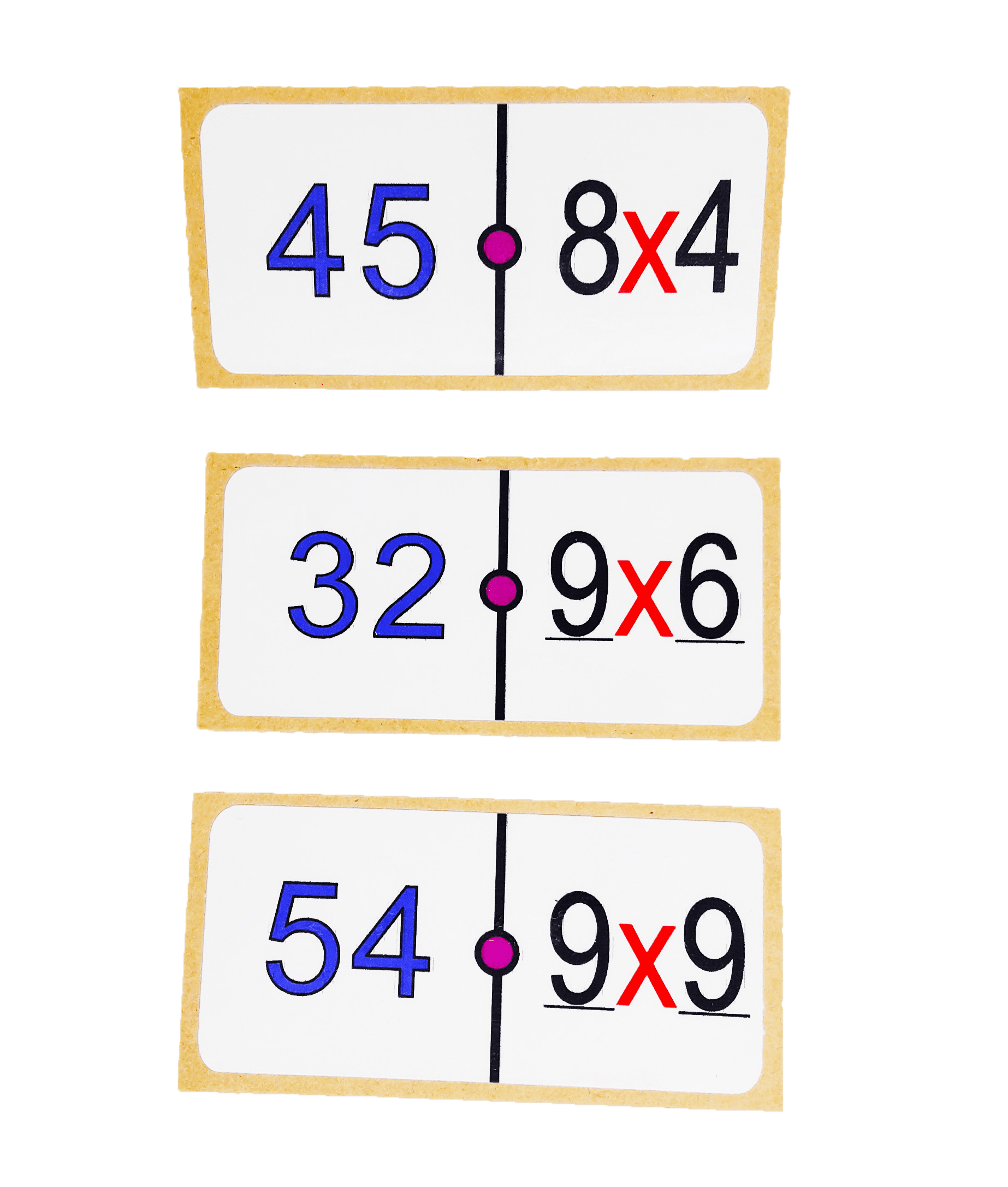 DOMINÓ TABLAS DE MULTIPLICAR DEL 1 AL 12