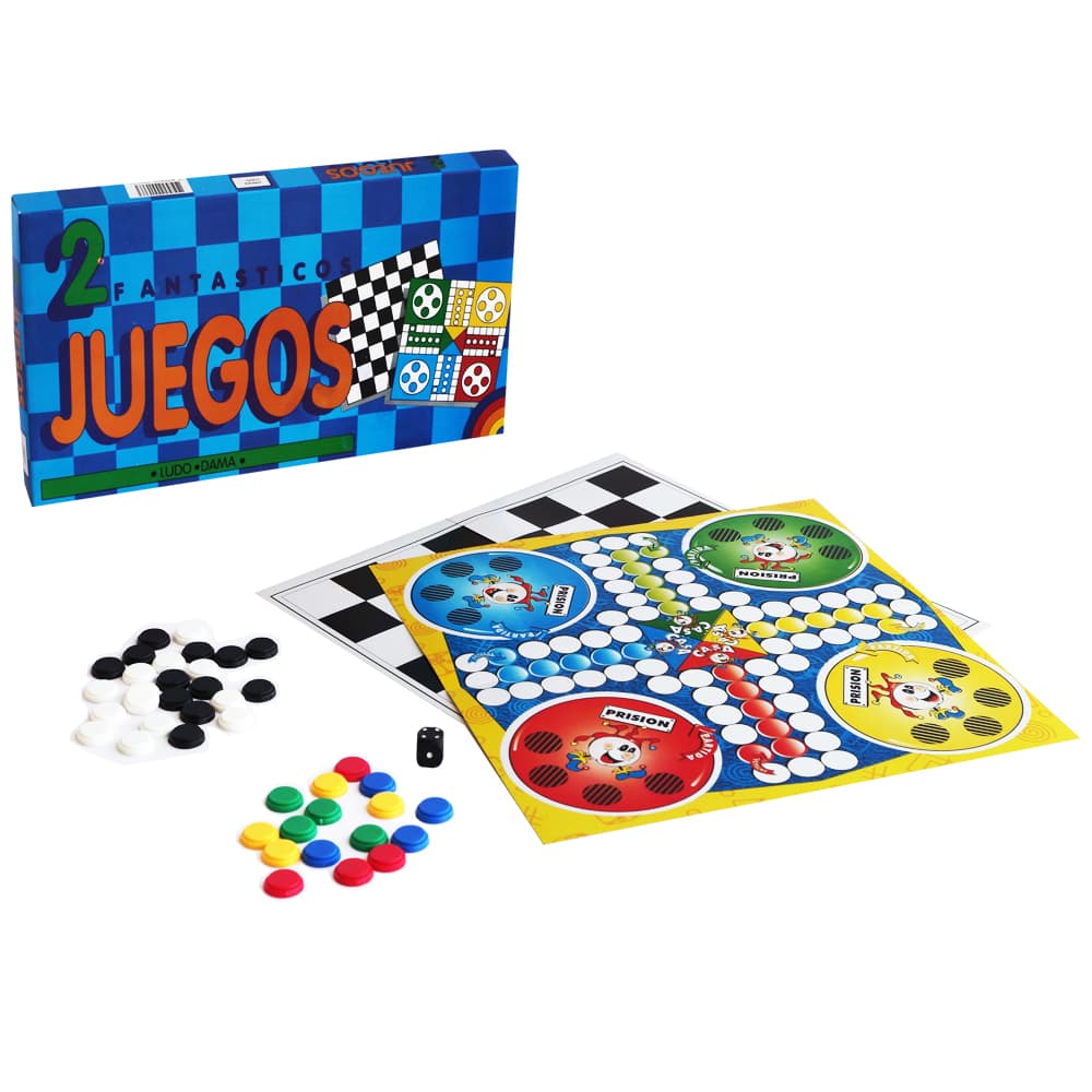 DAMA LUDO 2 FANTÁSTICOS JUEGOS
